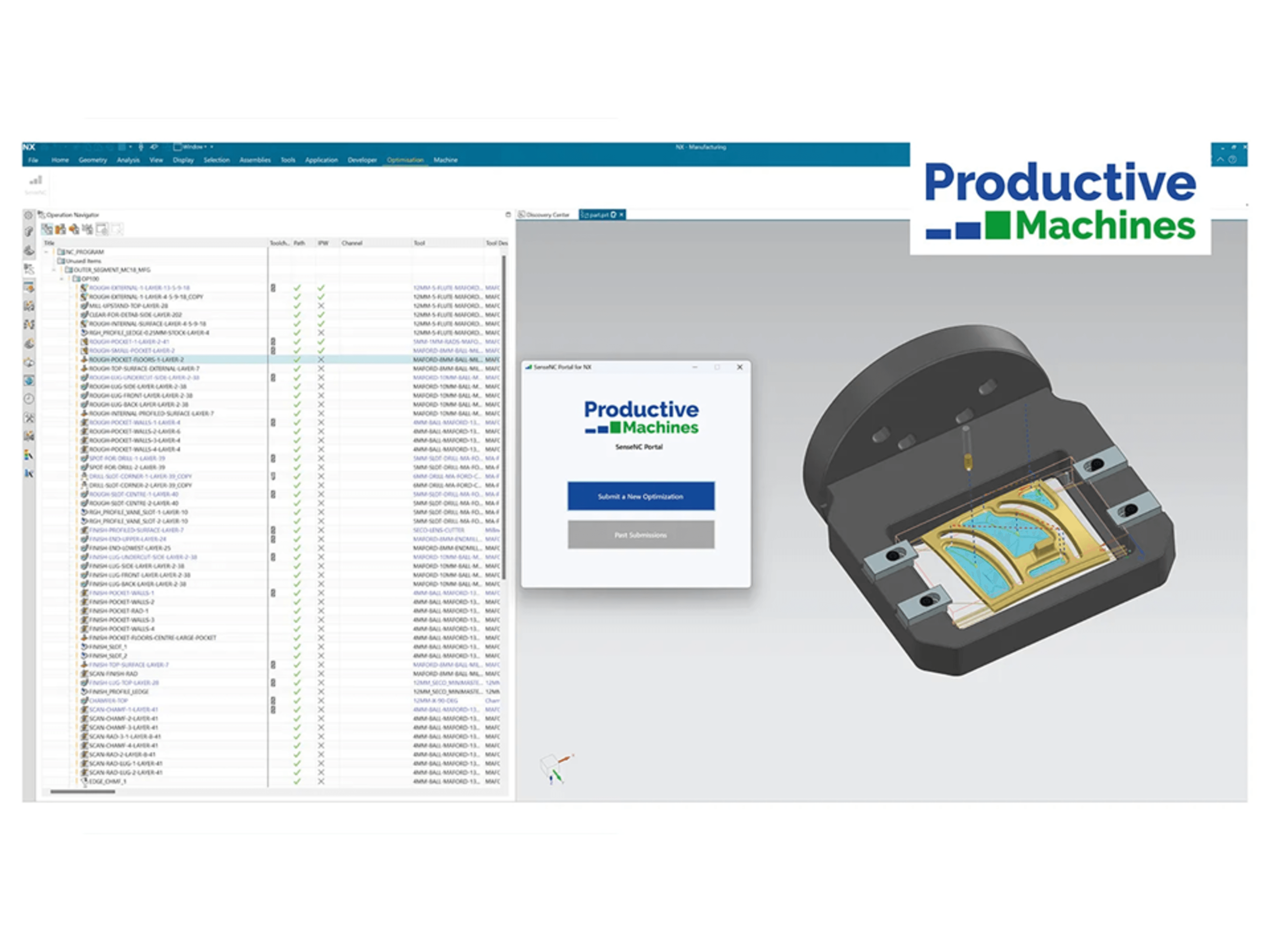 SenseNC Feeds: feed rate optimisation from NX