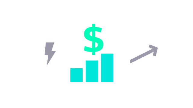 A graph showing the cost optimization of a company over time.