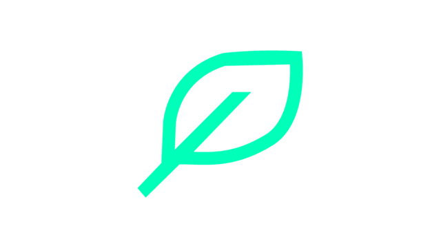 An image of a green leaf with a Siemens logo in the background. 