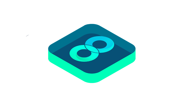 A digital factory with a modern and sustainable design, showcasing a horizontal integration of digital enterprise.