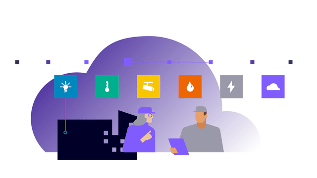 Smart building with glass facade and sleek design, showcasing cutting-edge architectural technology and innovation.