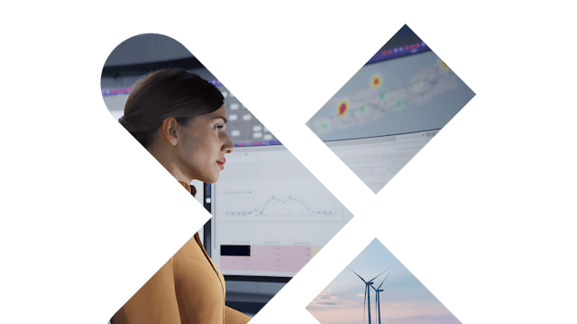 Woman managing grid resources